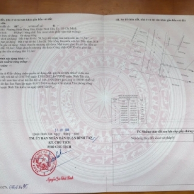 Bán đất ở đường Lê Trọng Tấn, P. Bình Hưng Hoà , Bình Tân.