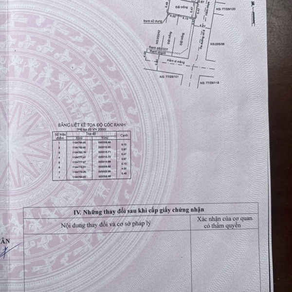 Bán 55 m2 đất full thổ Bình Hưng Hoà Bình Tân 