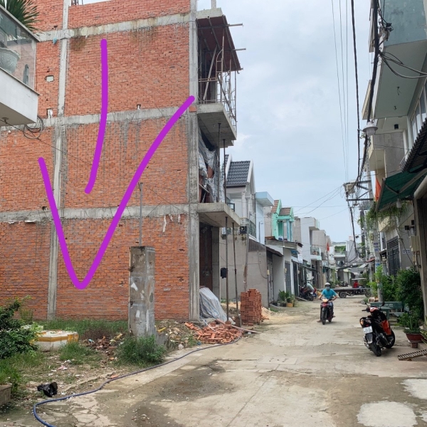 Bán nhanh 53m thổ cư Bình Hưng Hòa B,Bình Tân