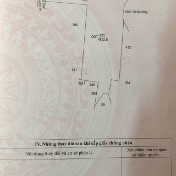 Bán 4822 m đất ở thuộc thành phố Tân An  ,Long An