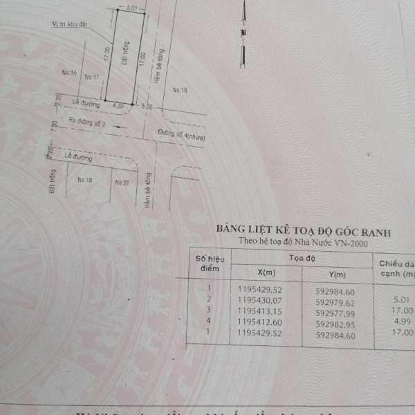 Bán 85m2 đất mặt tiền kinh doanh Bình Tân