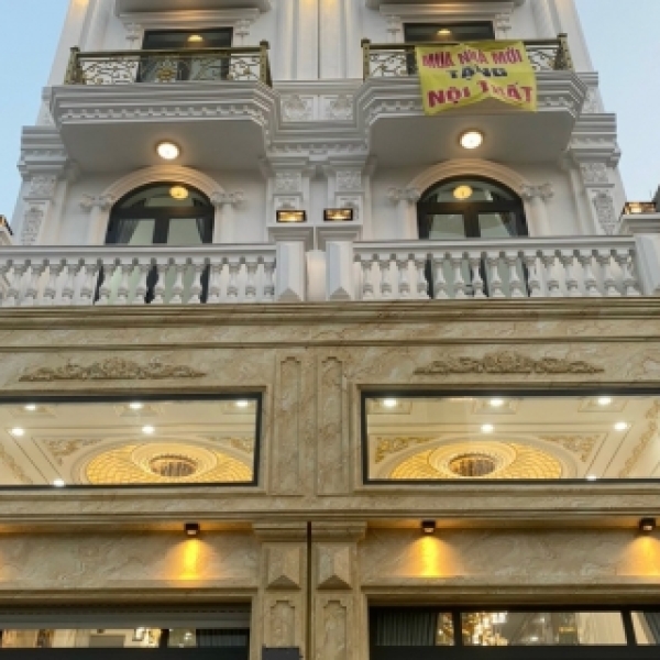 Bán nhà 4 lầu 60 m2 Đường 26/3 Bình Hưng Hoà Bình Tân 