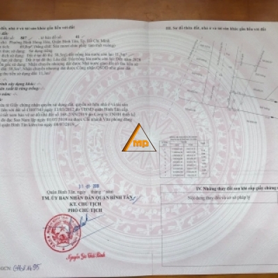 Bán đất ở đường Lê Trọng Tấn, P. Bình Hưng Hoà , Bình Tân.