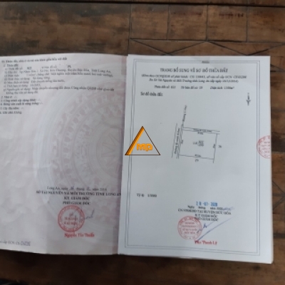 Bán 1200 m  đất xã Đức Hòa Thượng ,Đức Hoà ,Long An